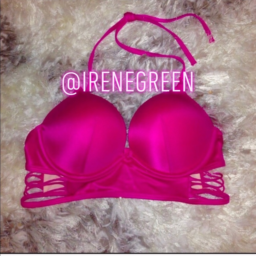 Victoria’s Secret bombshell push-up swim top only